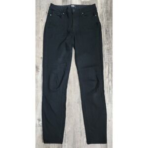 PAIGE Hoxton Ultra Skinny Jeans Womens 29 Black High Rise Stretch Denim